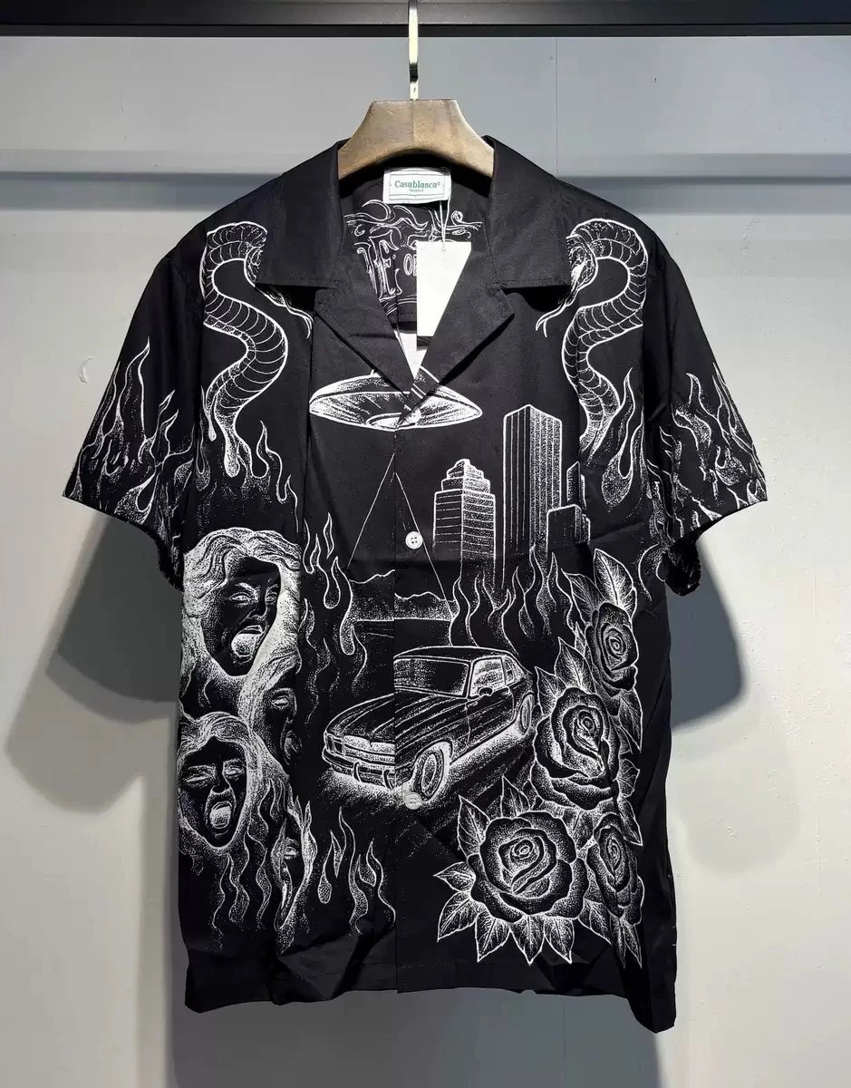 Hawaiian-Style Resort Wear Short-Sleeved Shirt photo 4