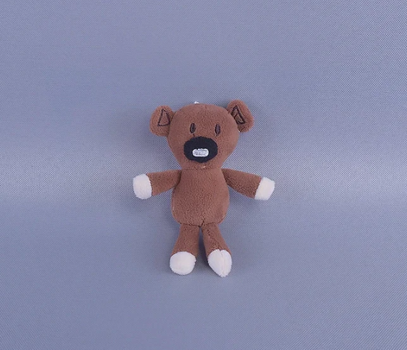 Dou Dou Bear Cartoon Plush Toy Keychain photo 2