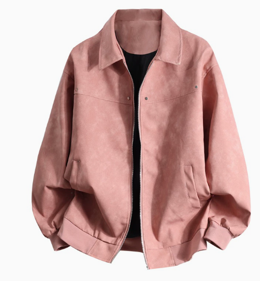 Pink Suede-Like Jack