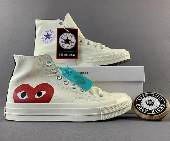 Converse Chuck 70 Black Heart Graphic High Top Sneakers
