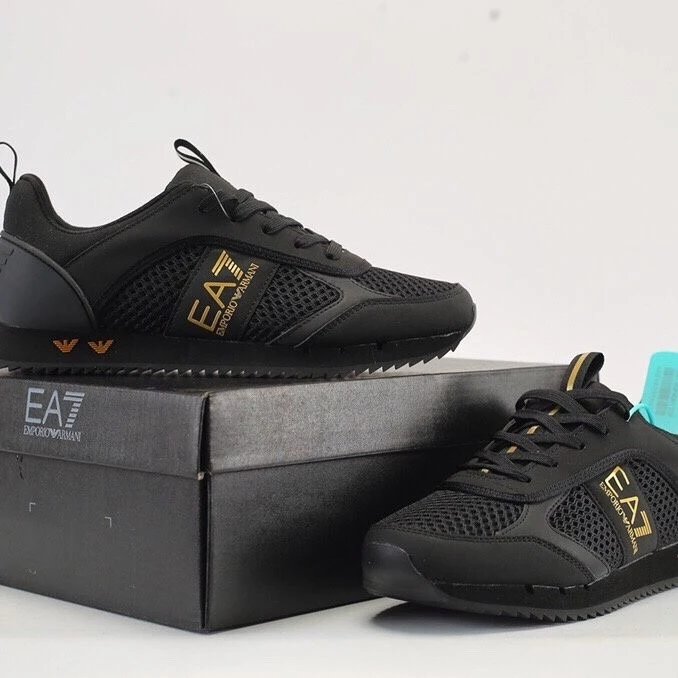 EA7 Black Sneakers