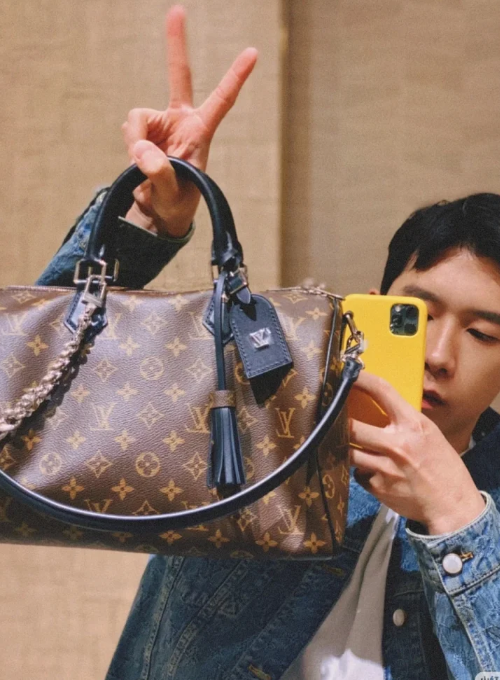 Louis Vuitton Keepall Monogram Black Travel Duffel Bag
