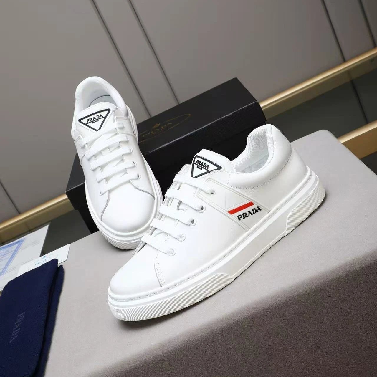 Prada White Sneakers