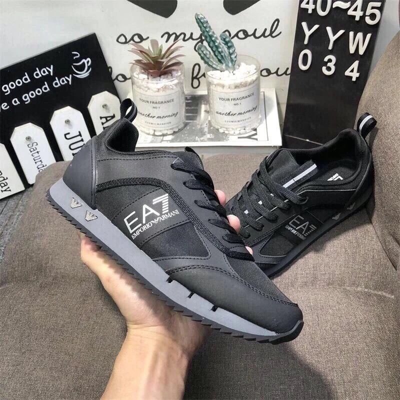 EA7 Black Sneakers