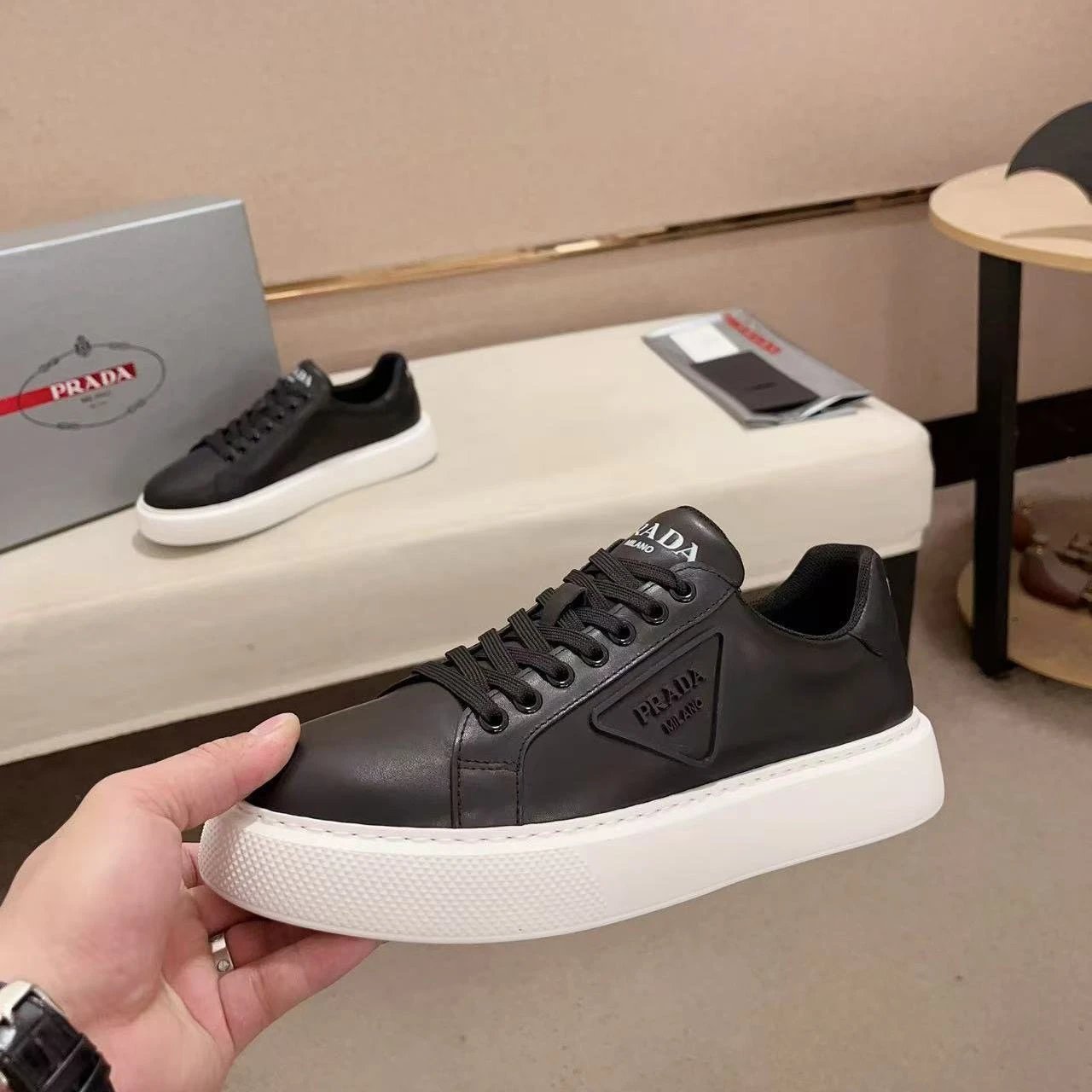 Prada Black Sneakers