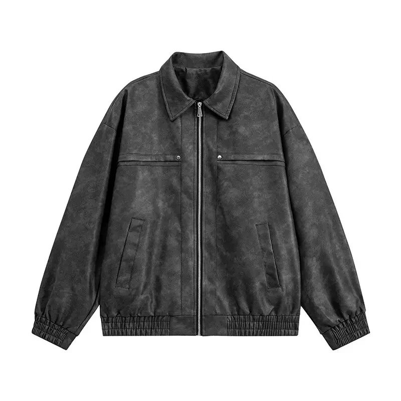 Unisex Dark Gray Lea