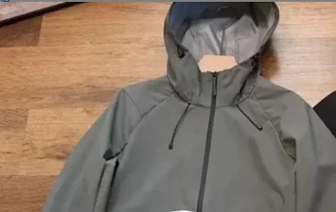 Pressure-Bonded Casual Outdoor Hiking Waterproof Hooded Jacket photo 3