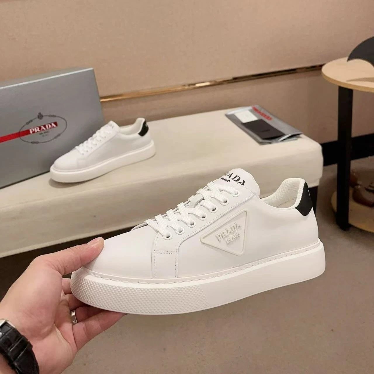 Prada White Sneakers