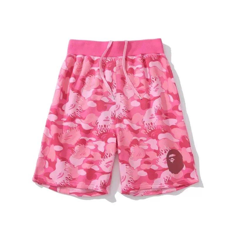 A BATHING APE Pink Camo Shorts