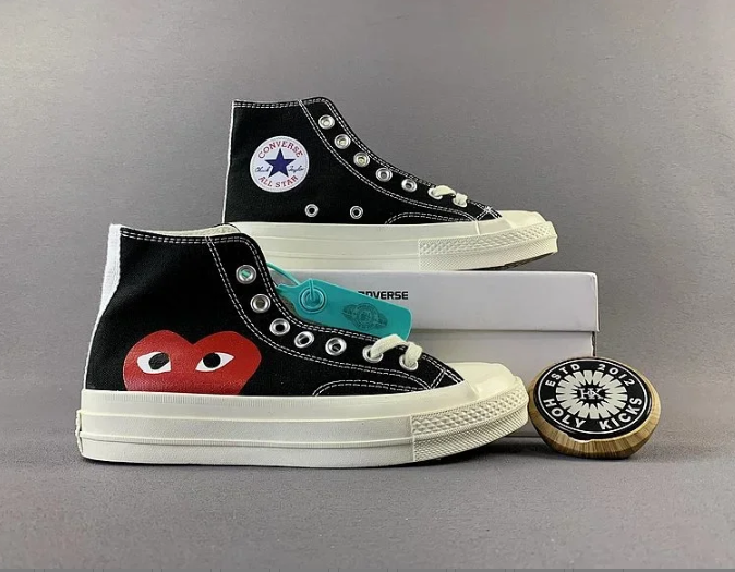Converse x CDG Play Chuck 70 High Top Sneakers