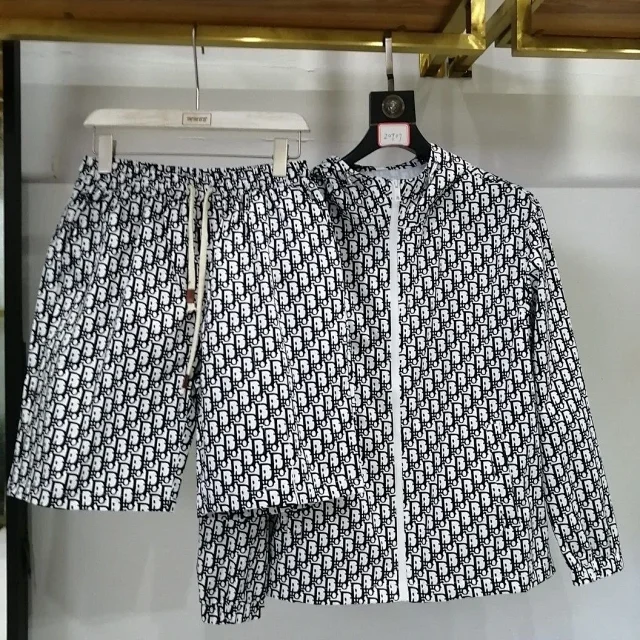 Dior Short-sleeve polo shirt with all-over Oblique motif product detail image 3