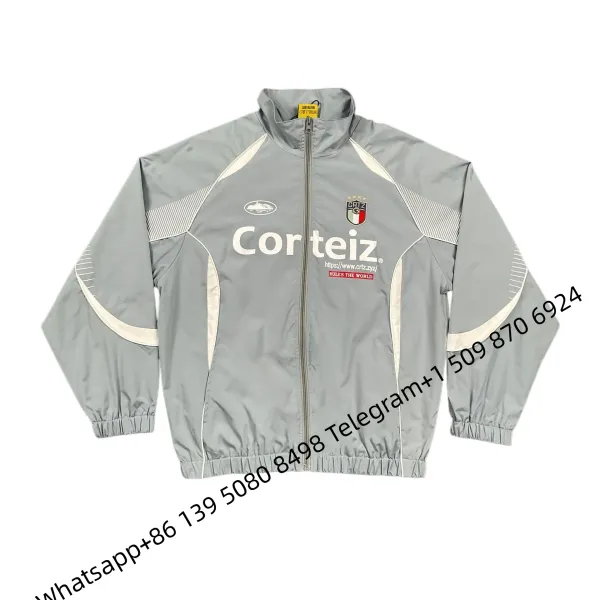 Corteiz Windbreaker Jacket Gray - 1