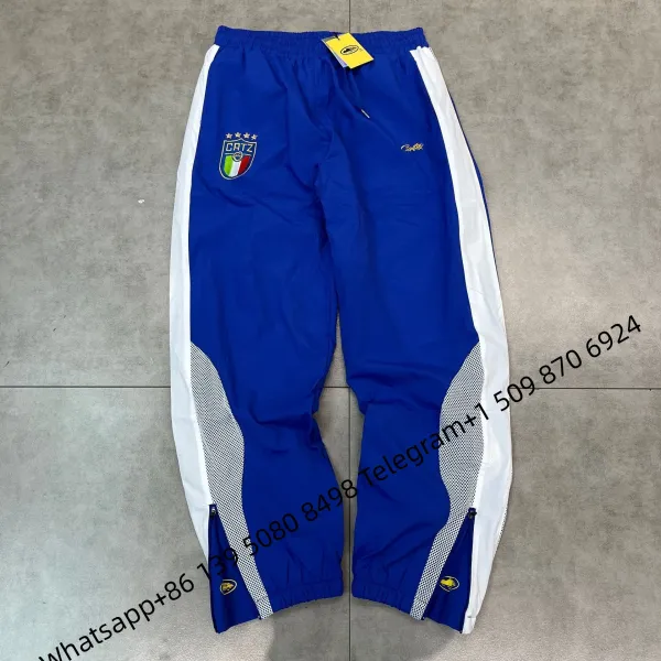 Corteiz CATZ Track Pants Blue/White - 1