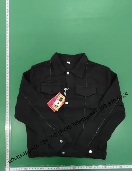 Corteiz Windbreaker Black with White Striped Panels Jacket - 30