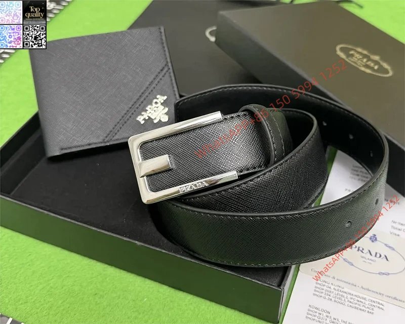 Pr * ada Belt Wallet Gift Box