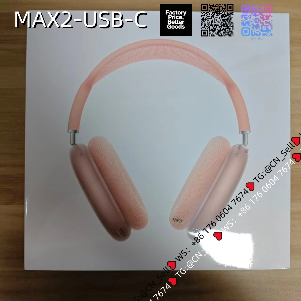 AirPods Max 2 [Orange USB-C Interface Qualcomm Chip Chinese Original Packaging]