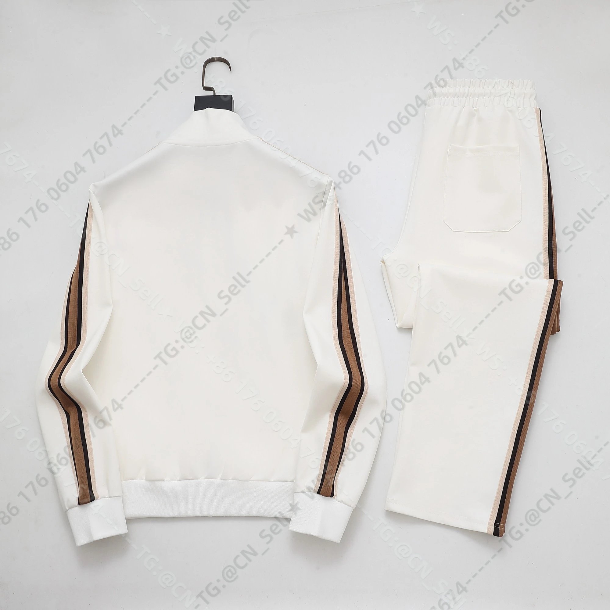 Louis Vuitton Tracksuits Zip-Up Track Jacket and Pants Set with Side Stripes image 3
