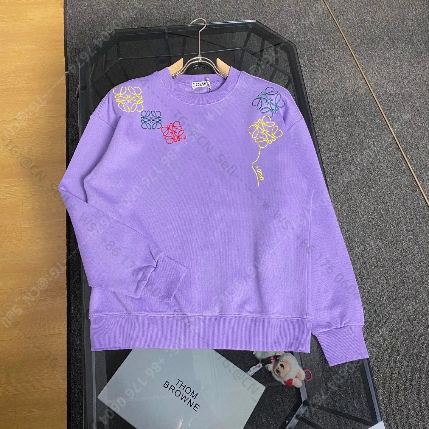 Burberry Mixed crewneck sweatshirt designs — LW-5