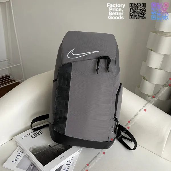 Nike Elite Backpack Gray / Black - 1