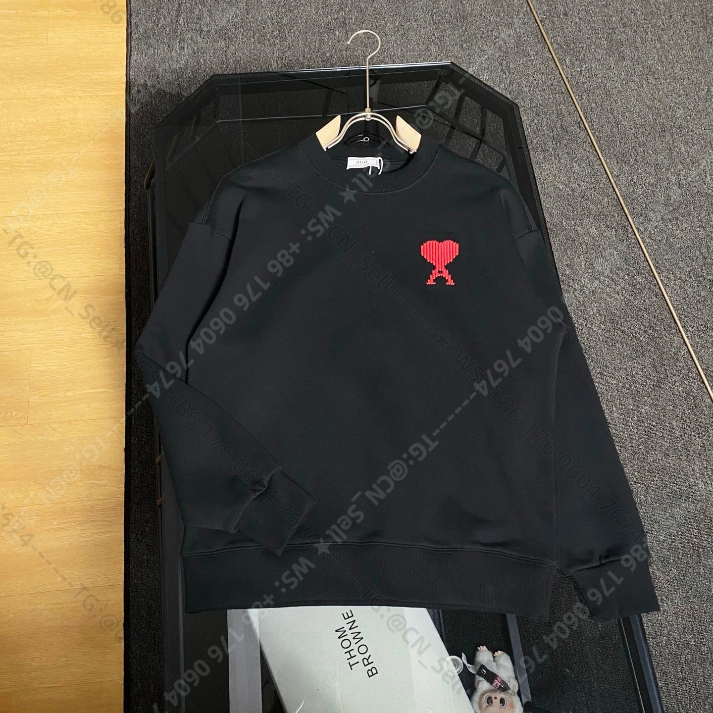Burberry Mixed crewneck sweatshirt designs — AMI-1
