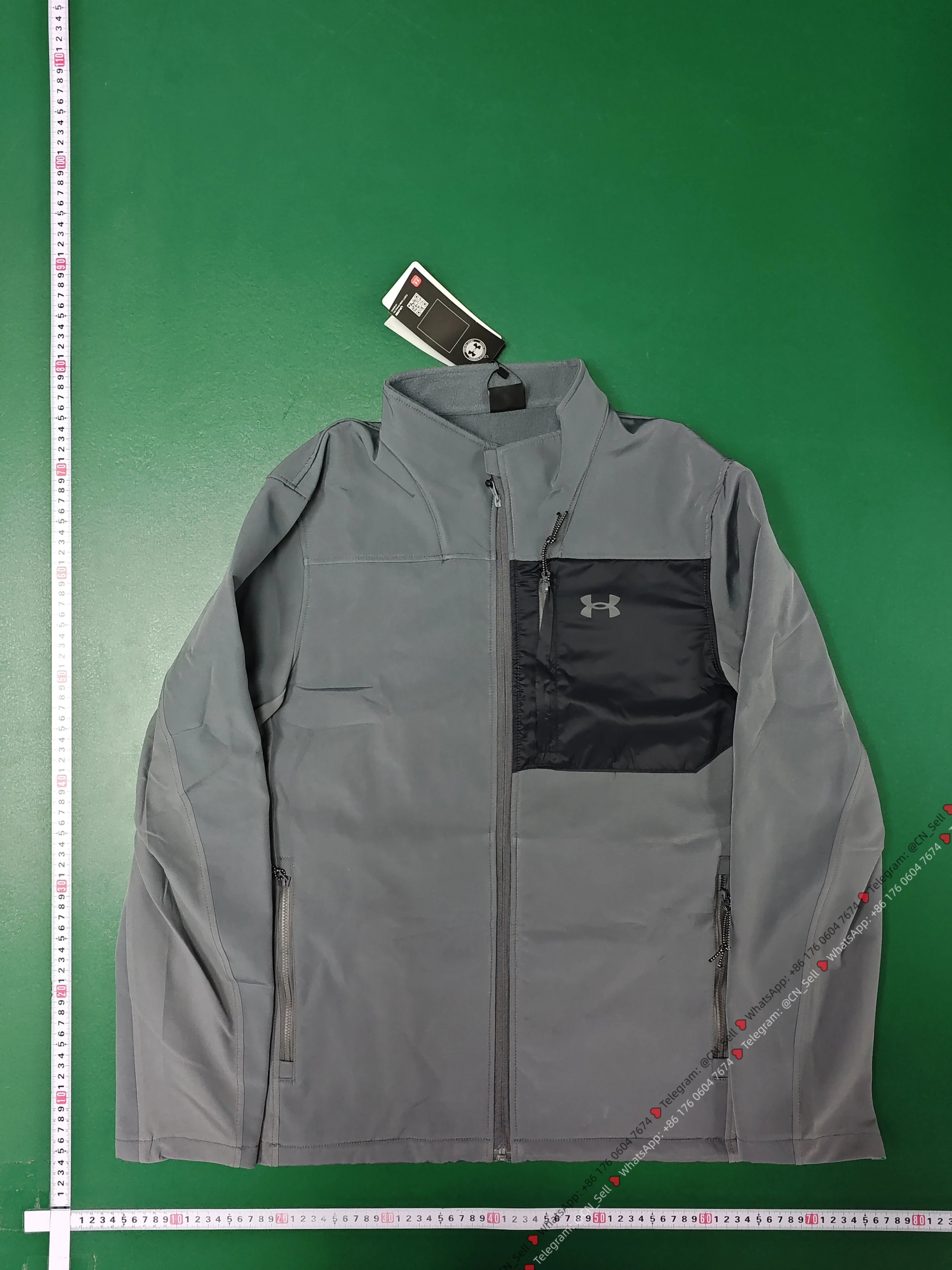 UA Jacket - Stand Collar Gray