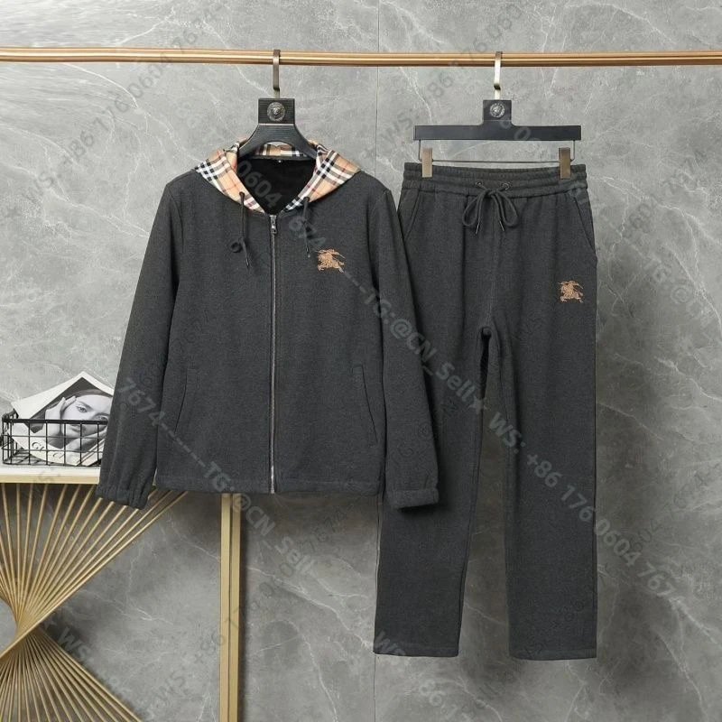 Louis Vuitton Tracksuits Zip-Up Track Jacket and Pants Set with Side Stripes — 4