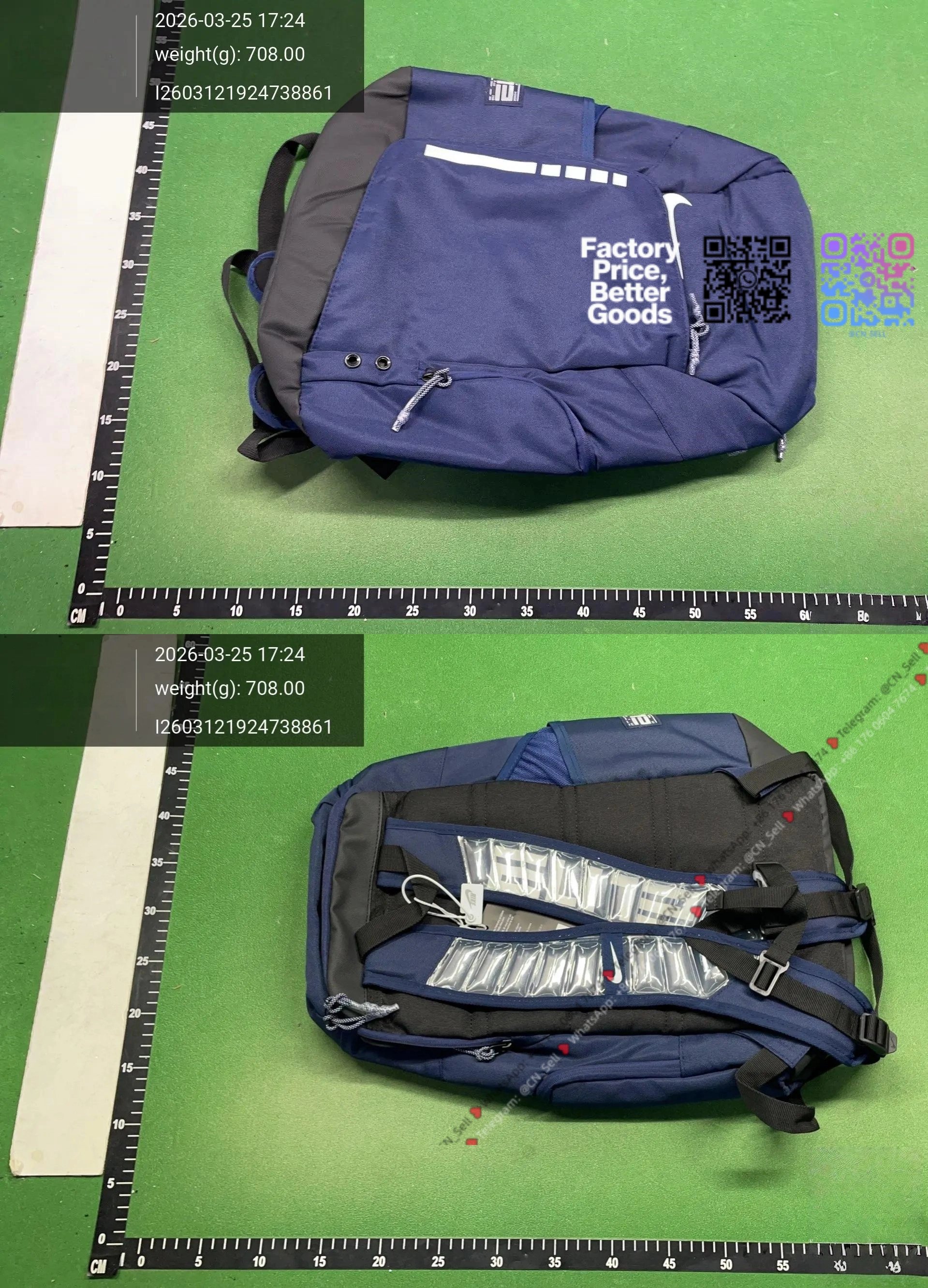Nike Brasilia Backpack Navy / Black