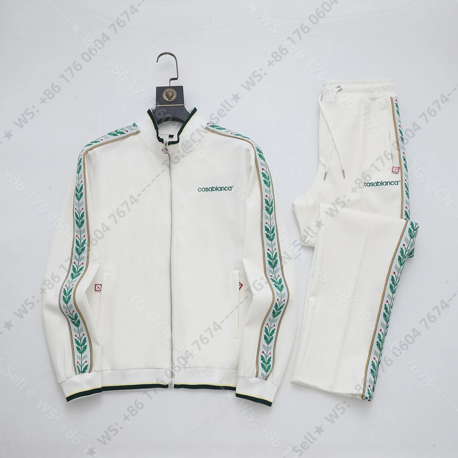 Louis Vuitton Tracksuits Zip-Up Track Jacket and Pants Set with Side Stripes — 23