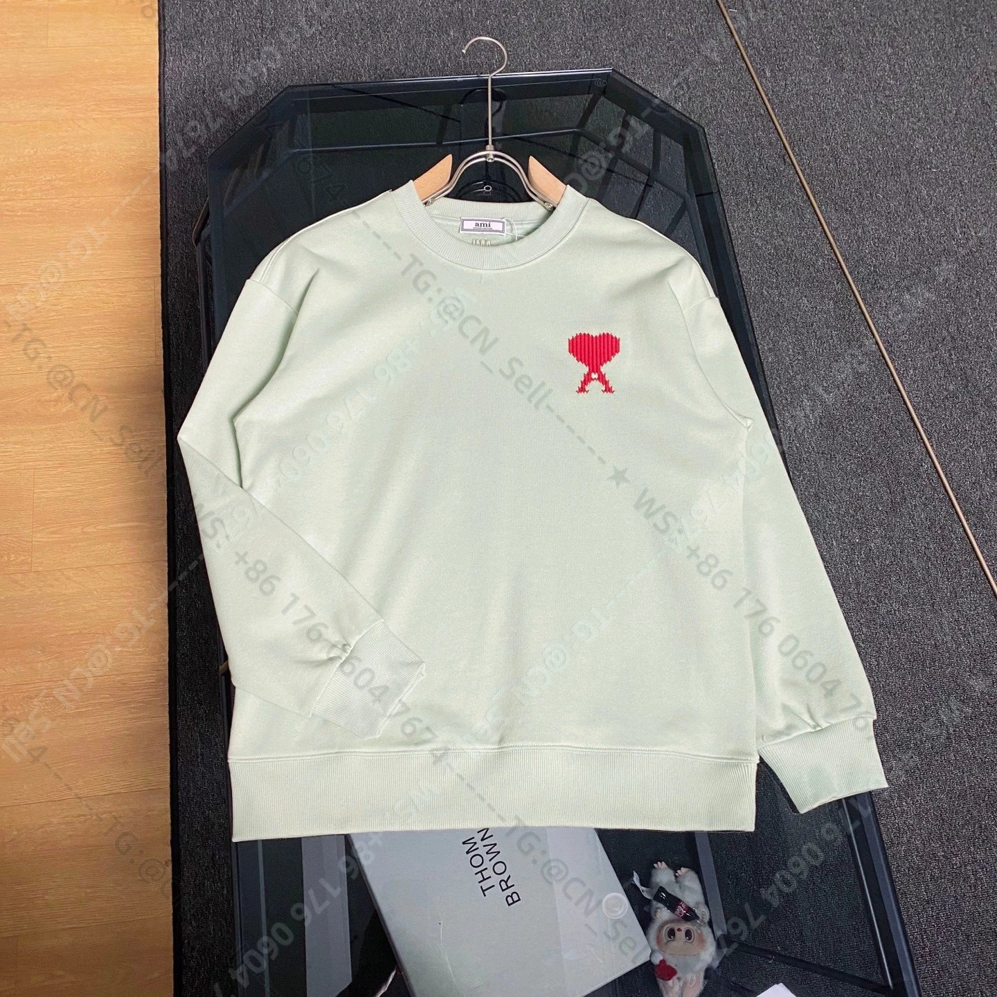 Burberry Mixed crewneck sweatshirt designs — AMI-3