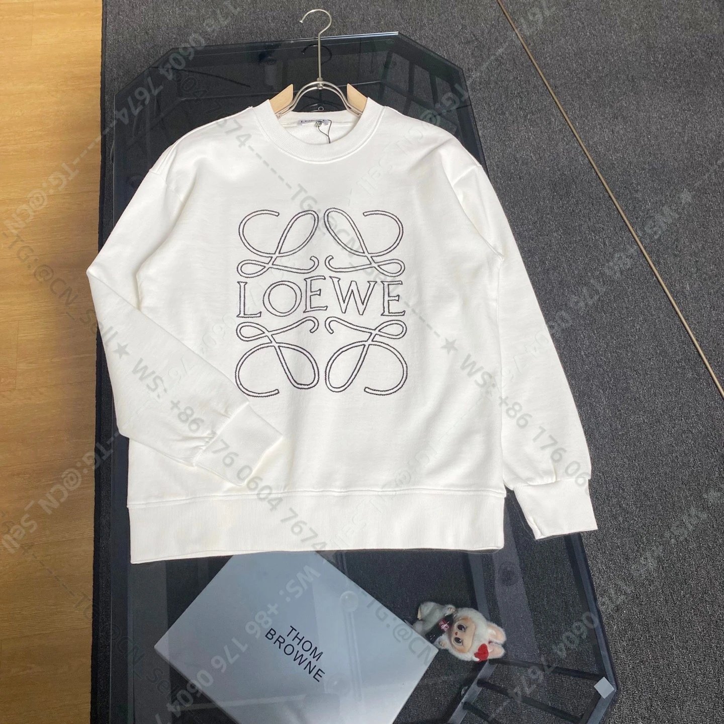 Burberry Mixed crewneck sweatshirt designs — LW-2