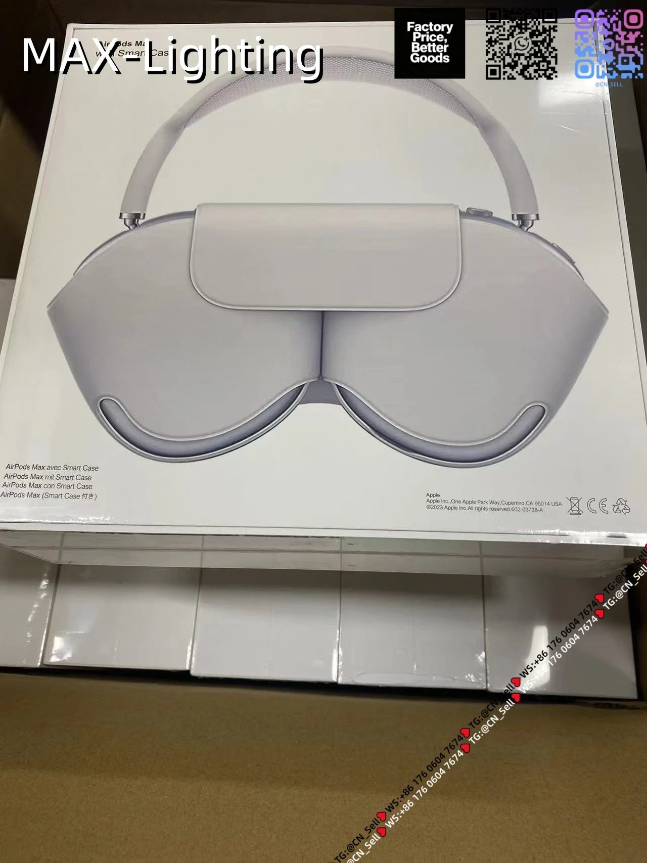 AirPods Max [Silver lighting interface - Qualcomm chip - High end original packaging]