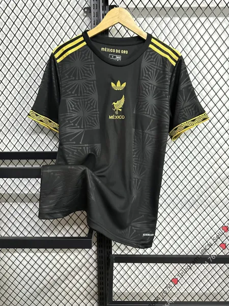 Adidas Originals México De Oro Black Gold T-Shirt - 1