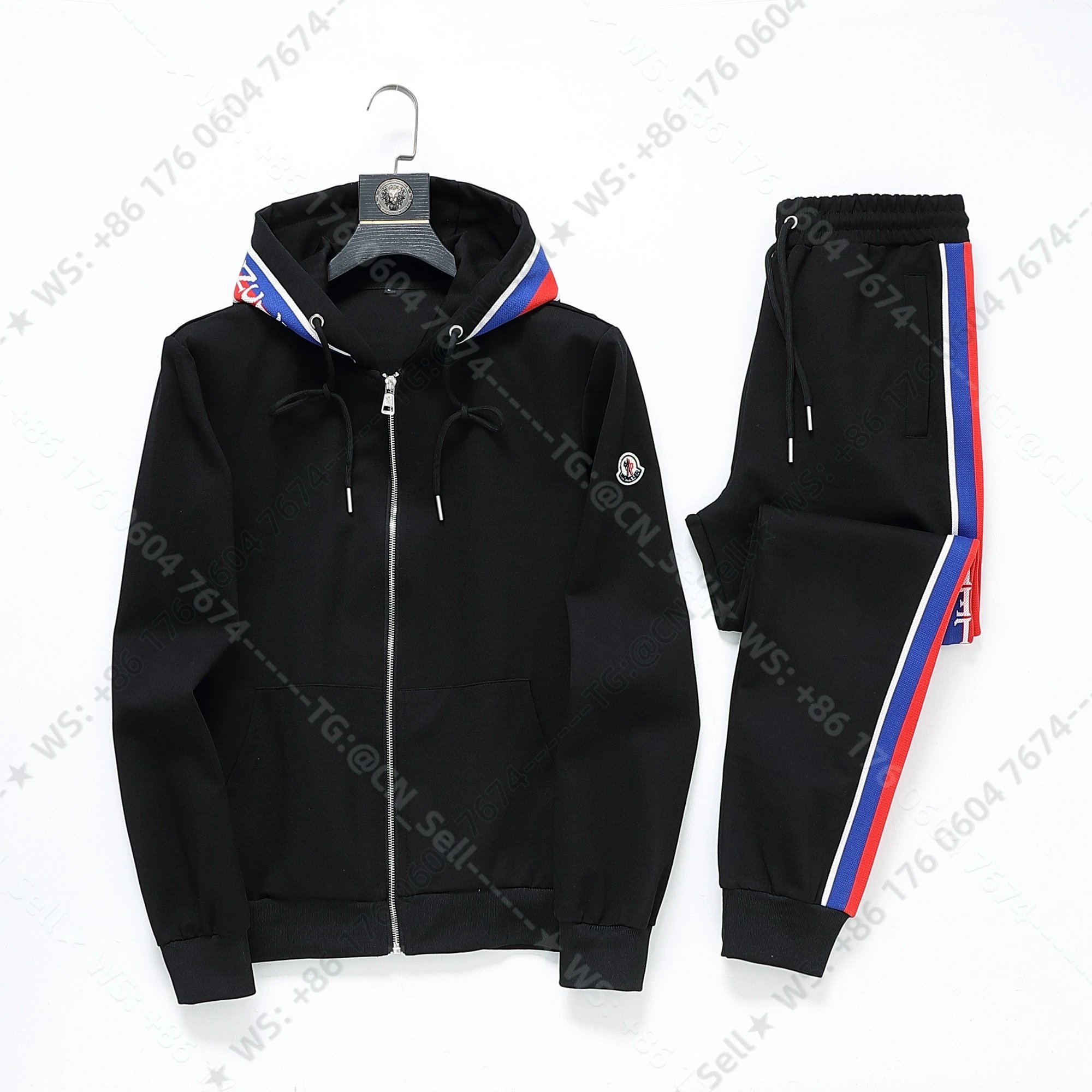 Louis Vuitton Tracksuits Zip-Up Track Jacket and Pants Set with Side Stripes — 11