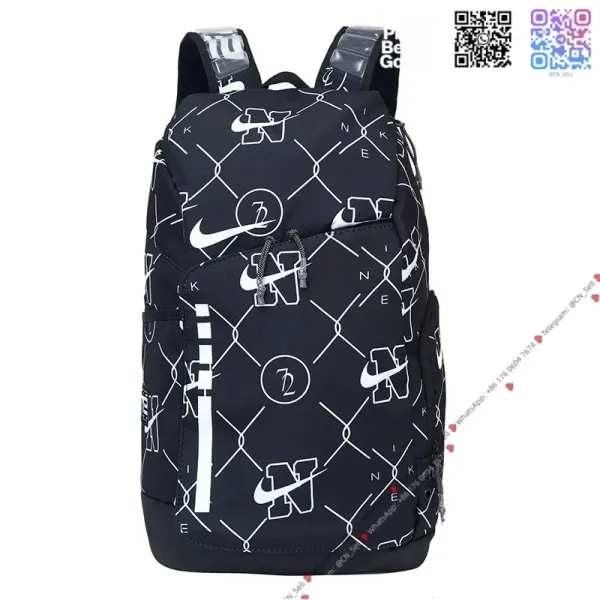 Nike Graphic Print Backpack Black - 1