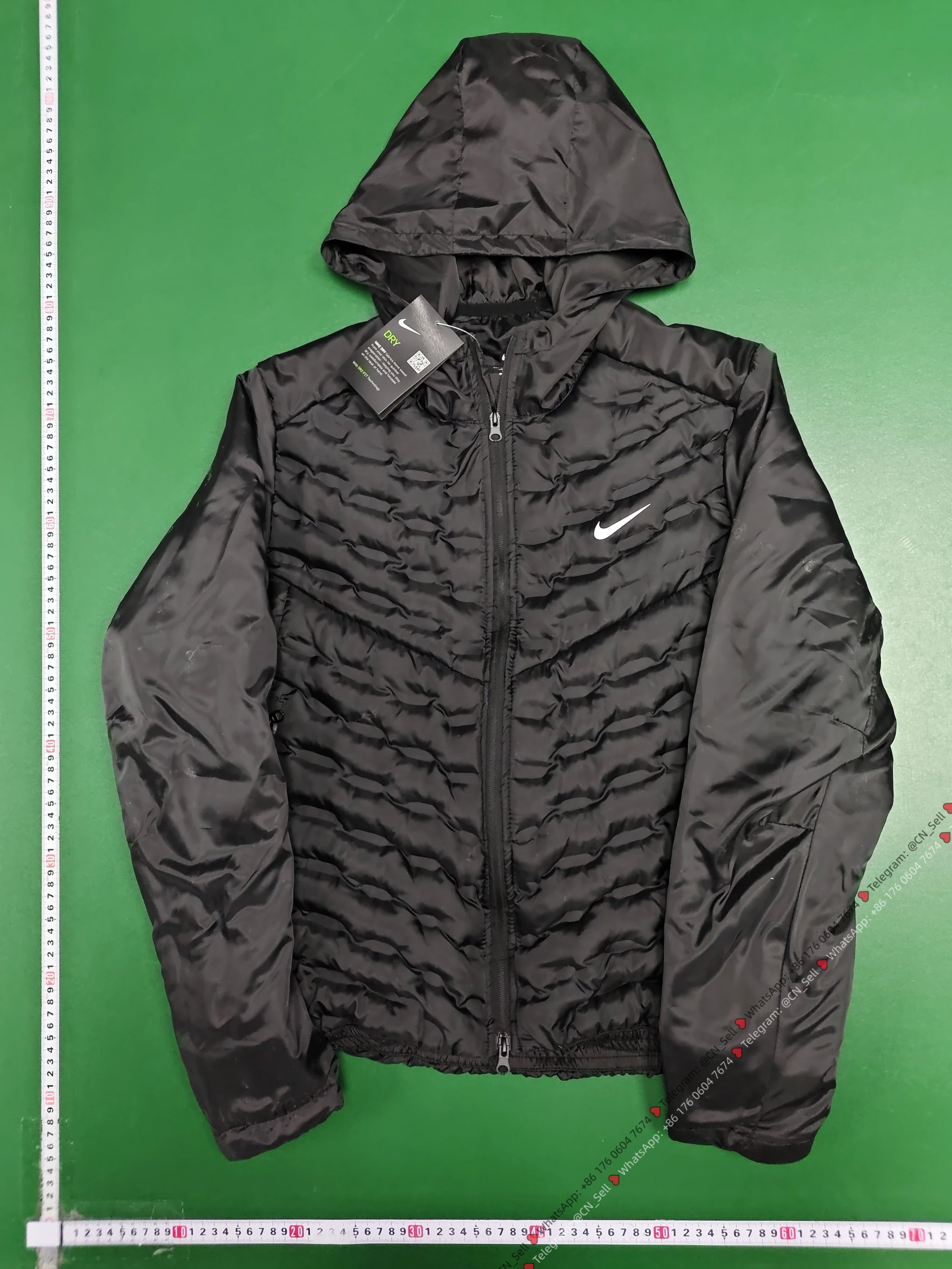 Long Sleeve Patchwork Down Jacket