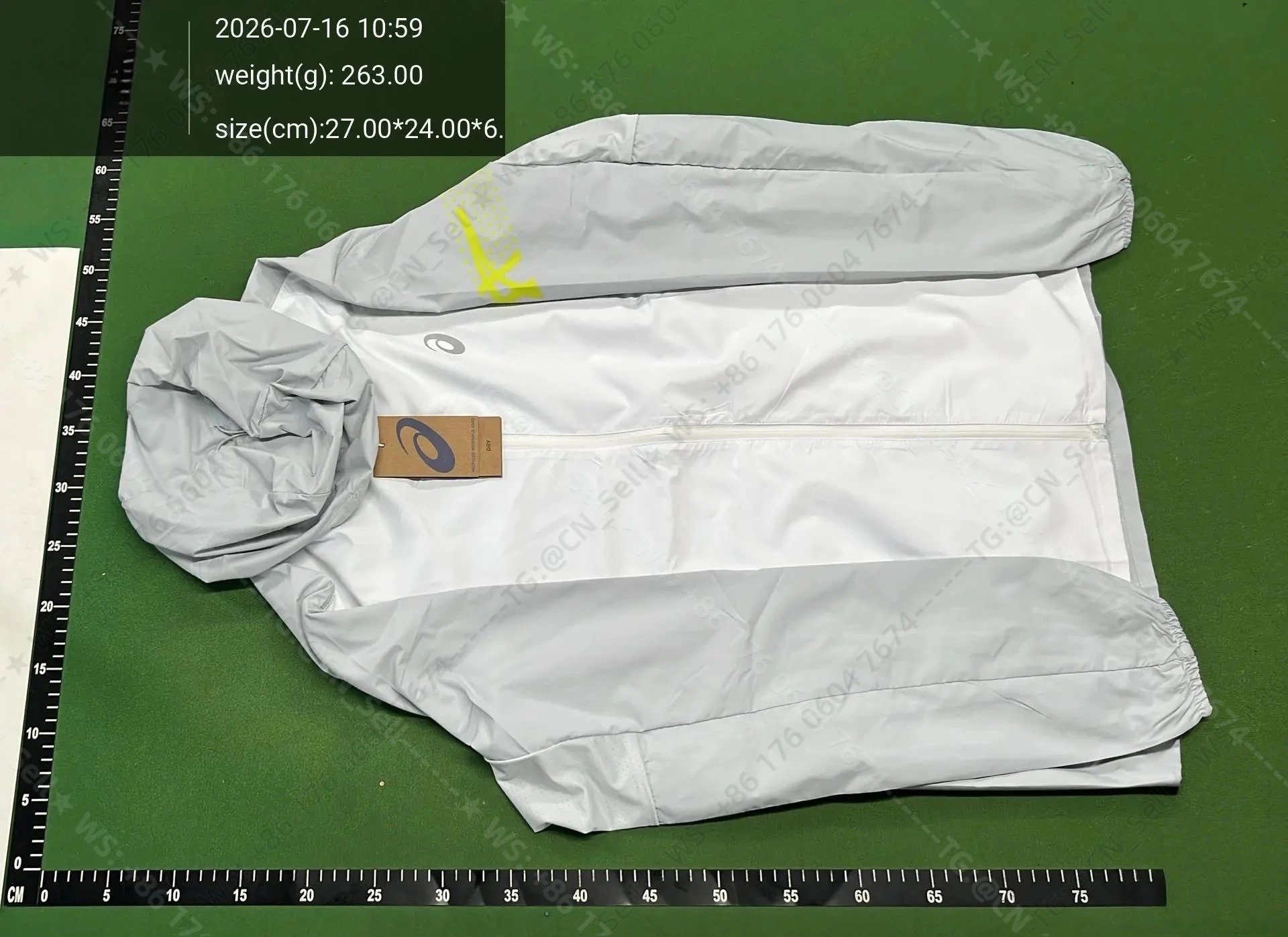 ICON gray spliced jacket to be shipped within 7 days
