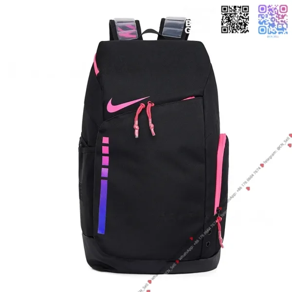 Nike Elite Backpack Black Pink Gradient - 1
