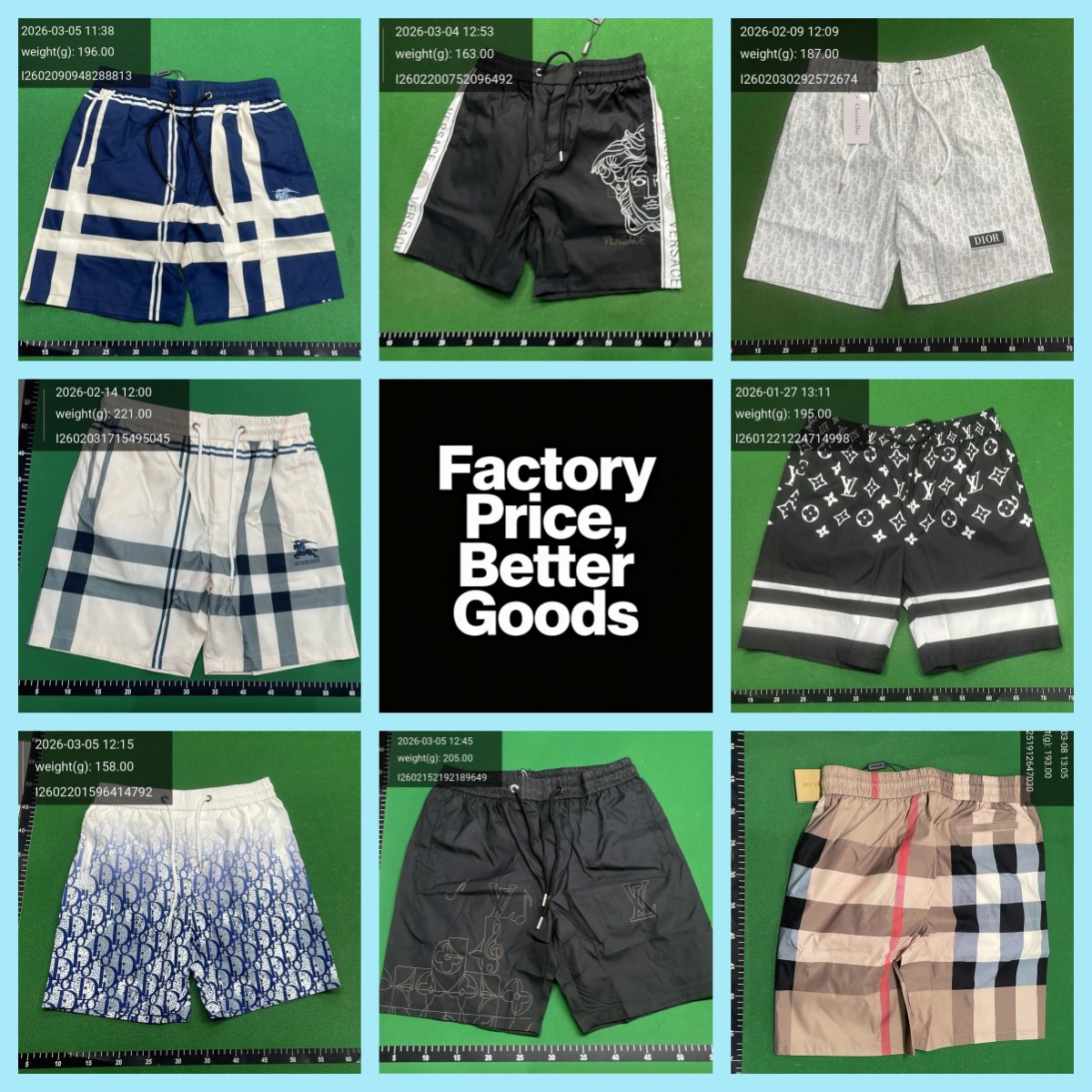 XX08- High quality popular light luxury fashionable beach pants with printed logo casual shorts WS:+86 176 0604 7674