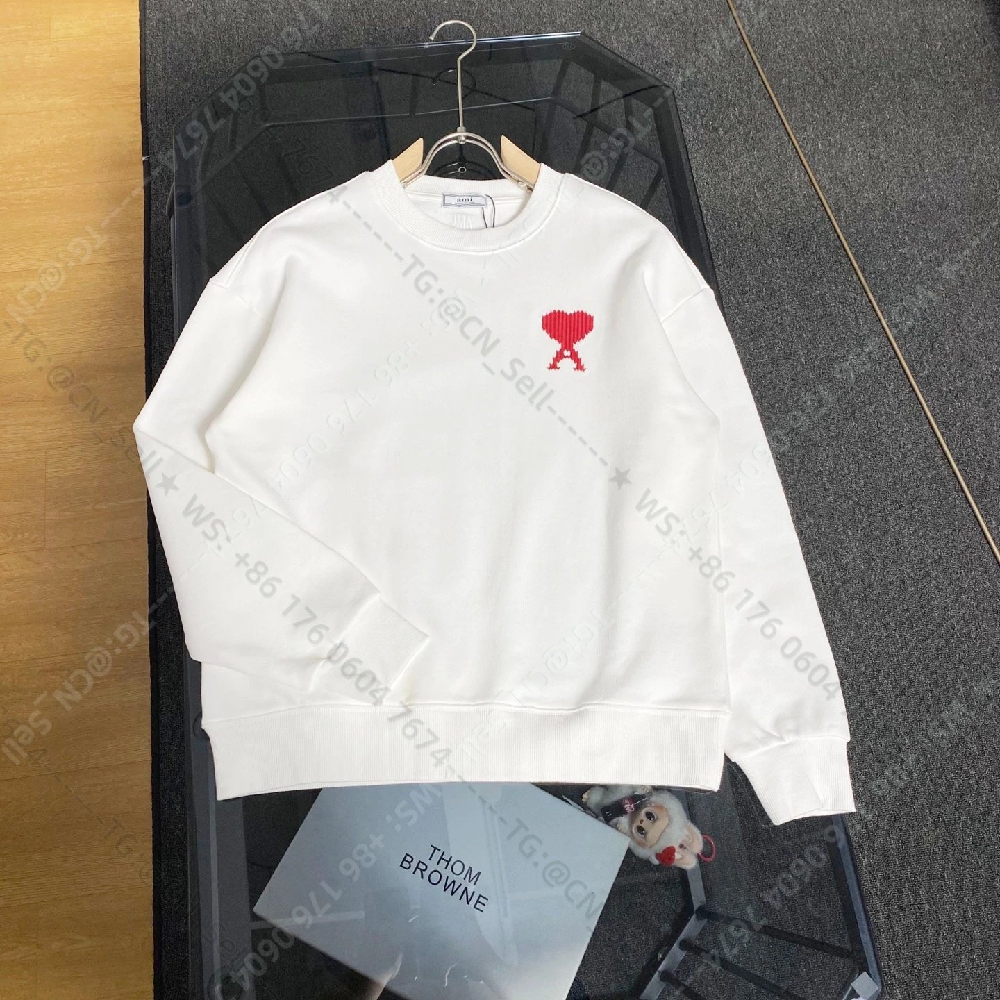 Burberry Mixed crewneck sweatshirt designs — AMI-2