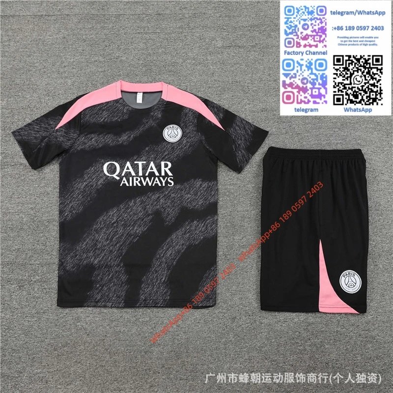 2425 short sleeved Paris black camouflage style