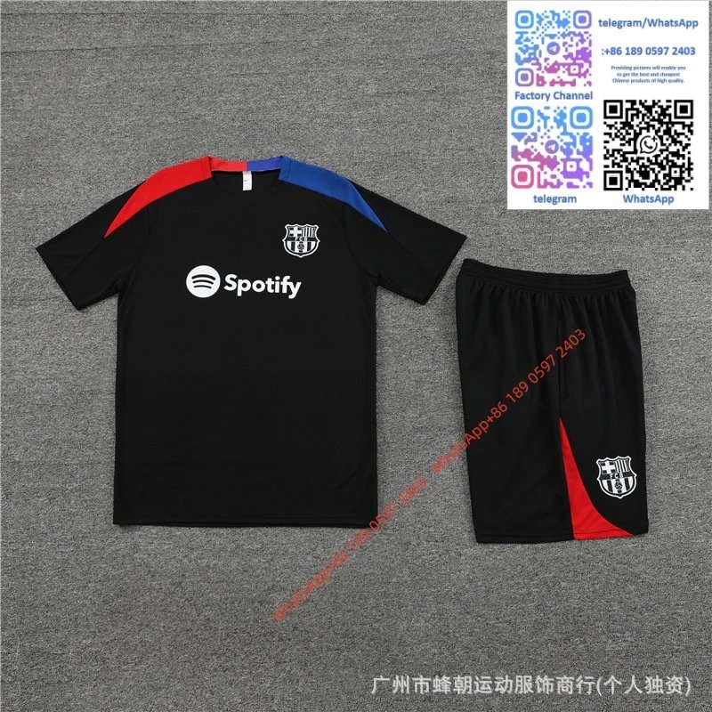 2425 Short sleeved Barcelona Black