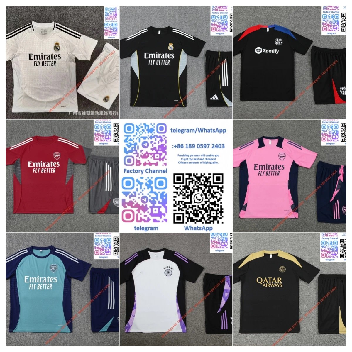 GD66- Sports football suit kit jersey WhatsApp+86 189 0597 2403