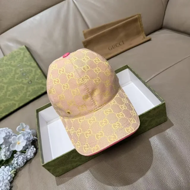 Gucci Hats GG monogram baseball cap product detail image 2