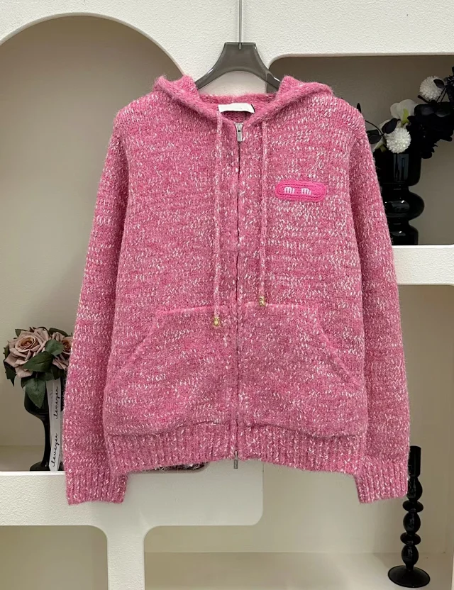 Dior Hoodies & Sweatshirts Reversible knit zip-up hoodie with all-over logo pattern product detail image 37