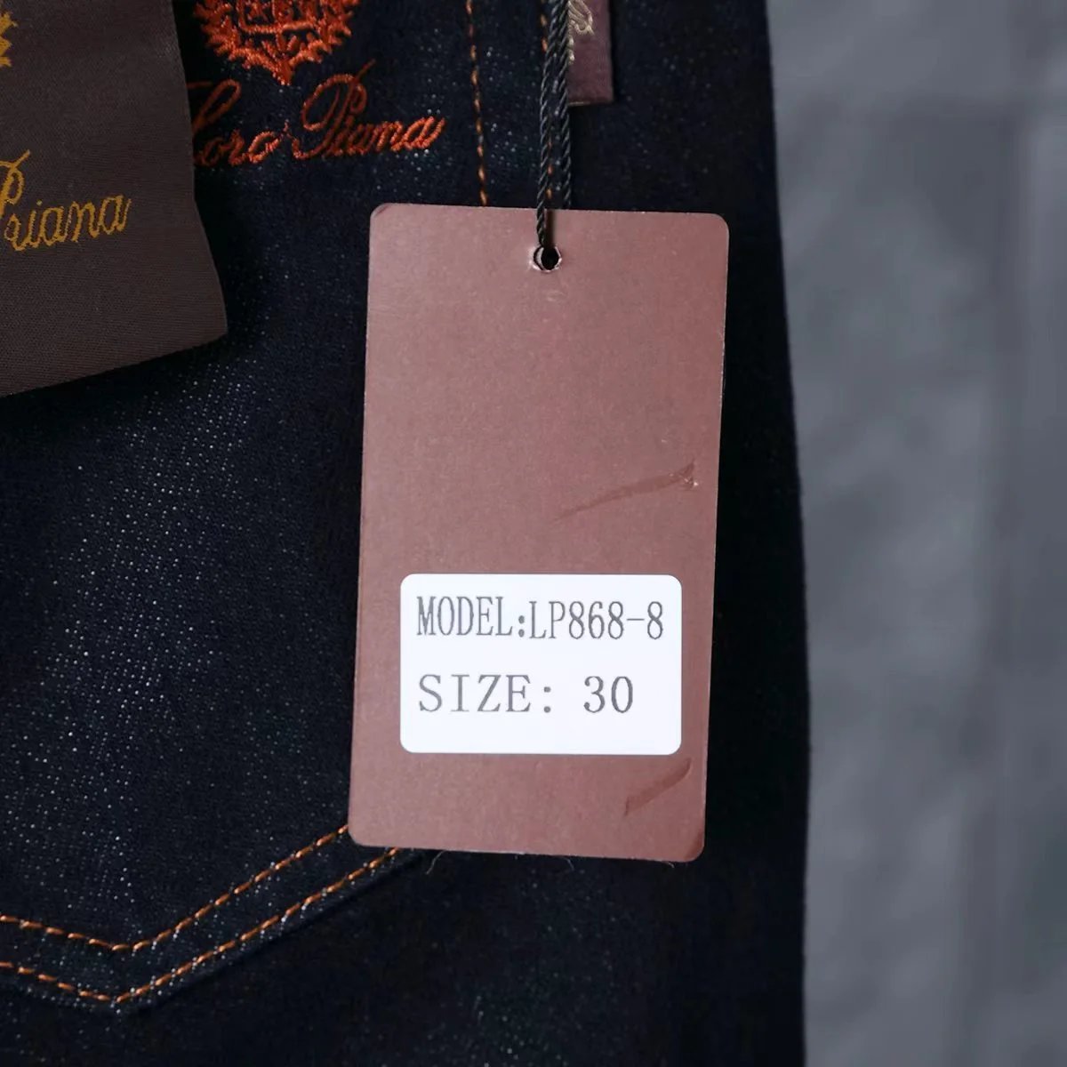 Unbranded Jeans LP868-8 straight-leg denim image 9