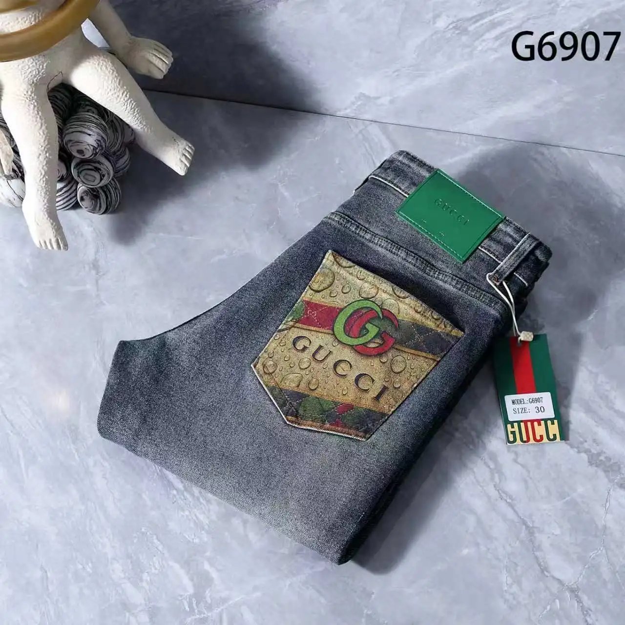 Unbranded Jeans LP868-8 straight-leg denim — GC-3