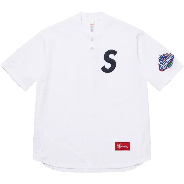 Supreme Basketball Jersey Red / Navy - 19