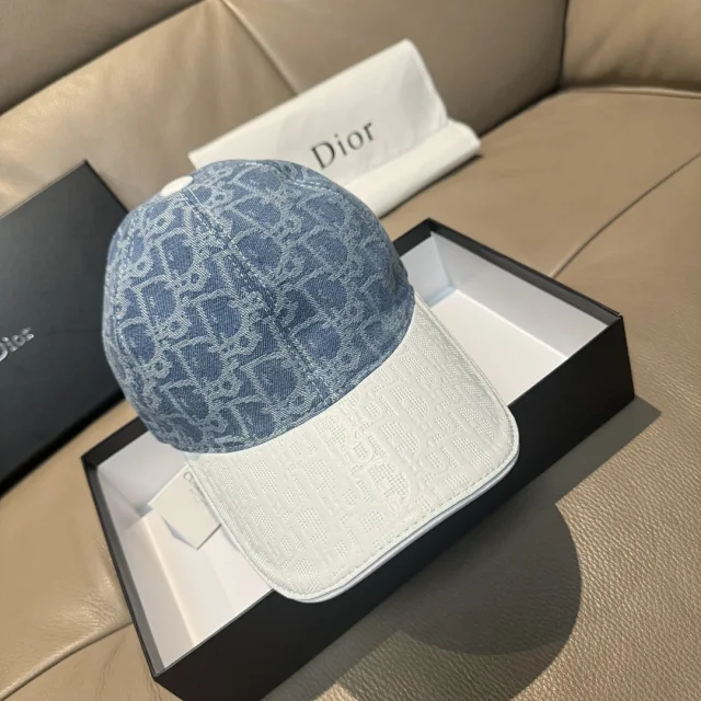 Dior Hats Oblique Monogram Baseball Cap product detail image 4