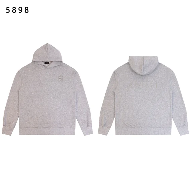 AMIRI Hoodies & Sweatshirts Distressed logo pullover hoodie product detail image 14