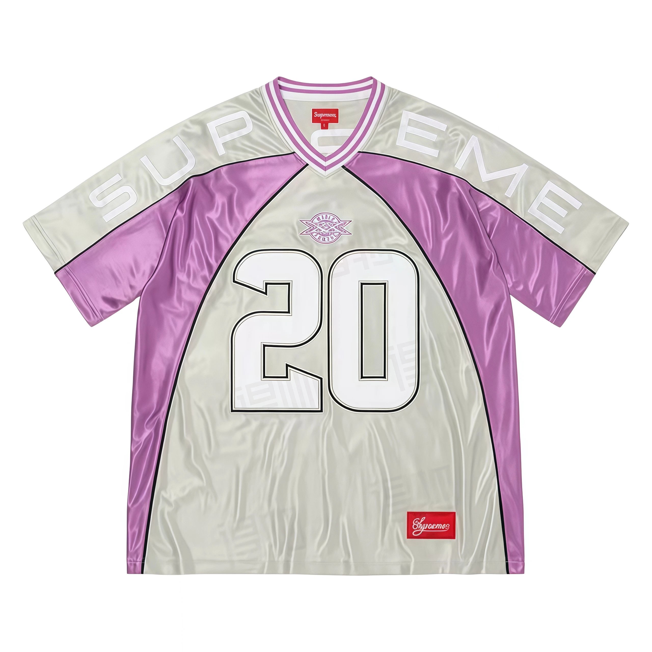 Supreme Basketball Jersey Purple / Beige